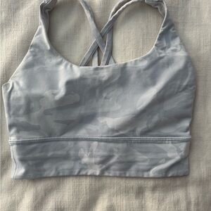 Lululemon Athletica Gray Camo Sports Bra